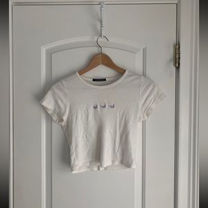 brandy melville butterfly top